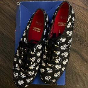 Keds X Minnie Mouse Sneakers Champion Shoes Blk New Disney Ltd Edition